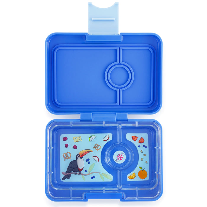 Yumbox Minisnack madpakke, 3 rum - Jodphur Blue (Levering: Uge 6) 