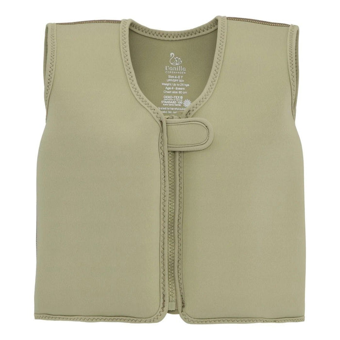 Neo badevest - Olive mist (4-6 år)