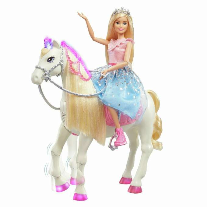 Barbie Princess Adventure-dukke og Pance and Shimmer-hest