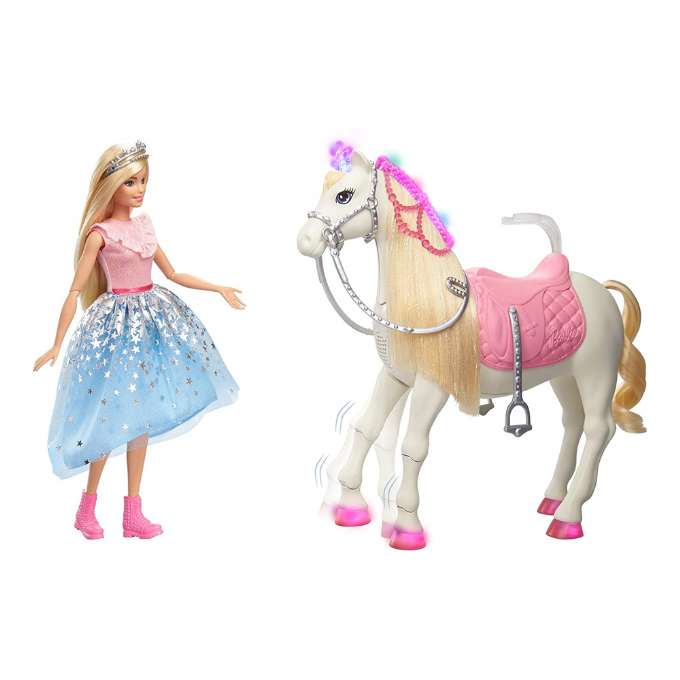 Barbie Princess Adventure-dukke og Pance and Shimmer-hest