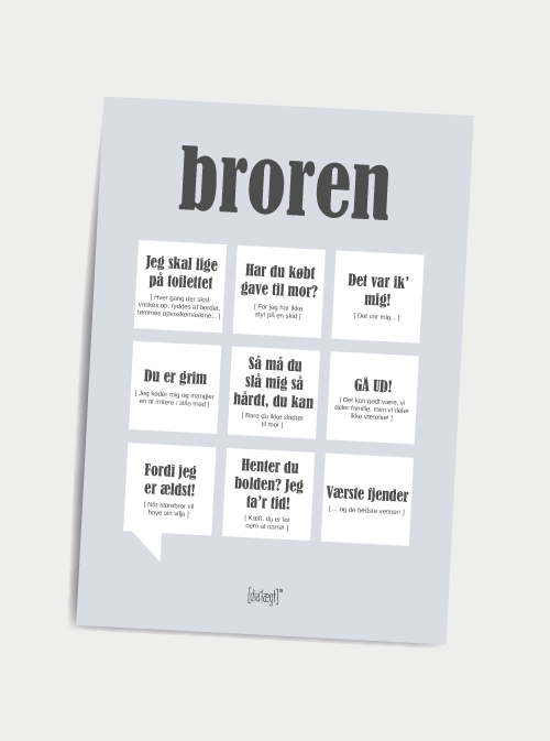 Broderen, A5-kort