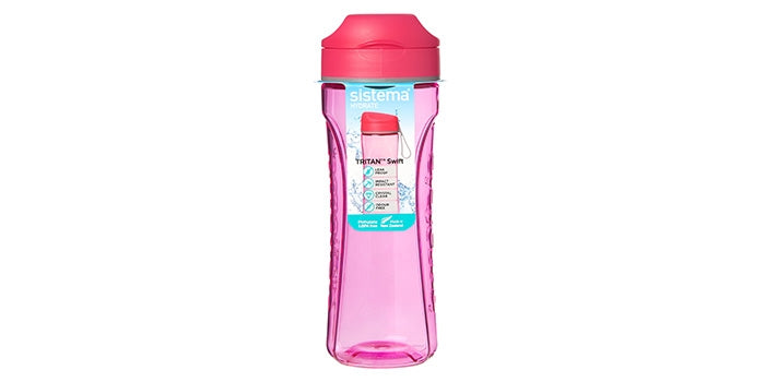 Drikkeflaske, Tritan - Pink (600 ml)