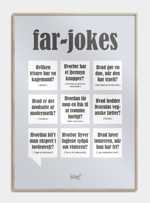 Far-jokes plakat, M (50x70, B2)