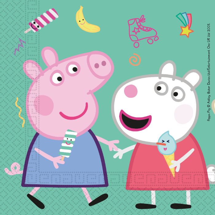 Peppa Pig servietter, 20 stk.