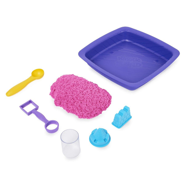 Kinetic Sand, Sparkle Sandcastle Sæt - Pink