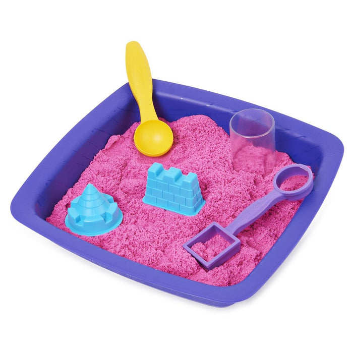 Kinetic Sand, Sparkle Sandcastle Sæt - Pink