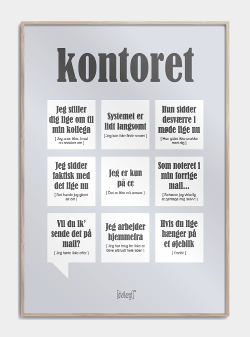 Kontorplakaten, M (50x70, B2)