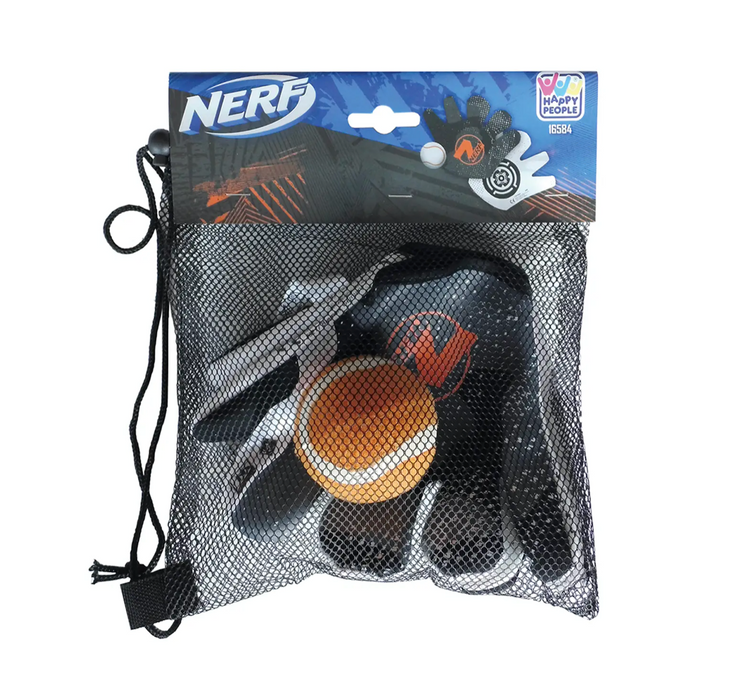 Nerf velcro handsker med bold