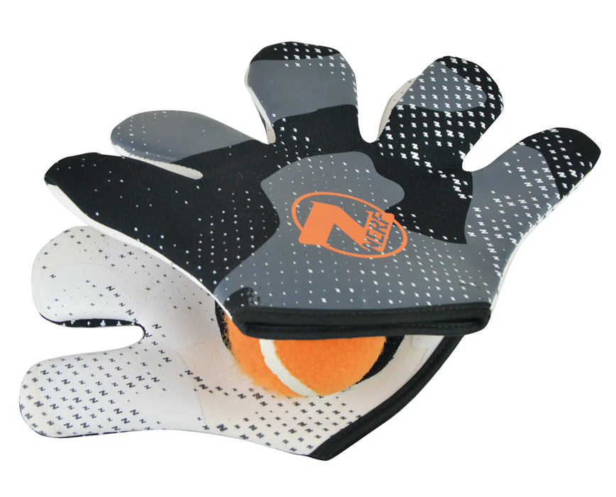 Nerf velcro handsker med bold