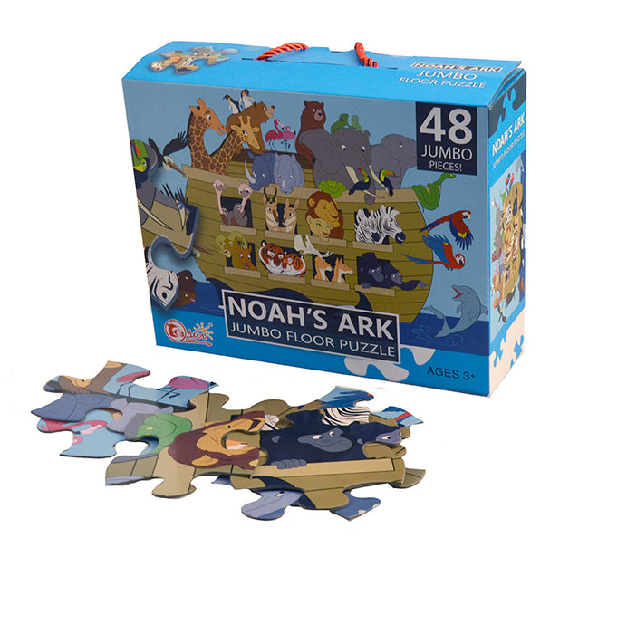 Noah's Ark Gulvpuslespil - Jumbo (48 stk)