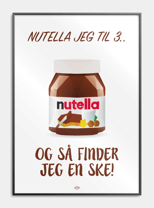 Nutella I til 3 plakat, S (29,7x42, A3)