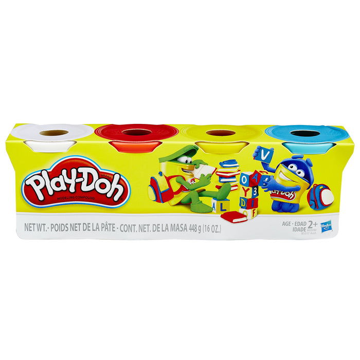 Play-Doh, 4 spande - Klassiske farver