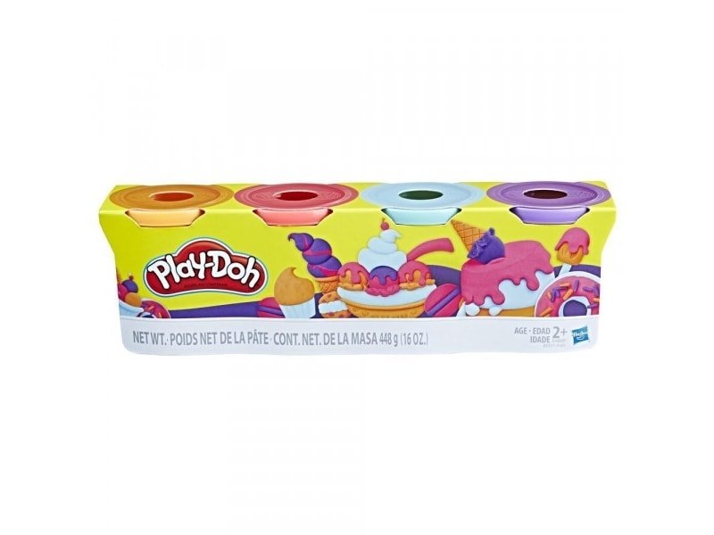 Play-Doh, 4 spande - Pastelblanding