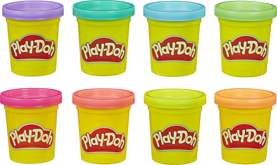 Play-Doh - Neonpakke med 8 spande