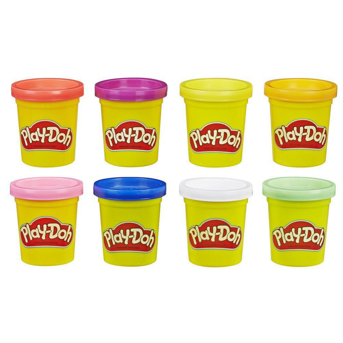 Play-Doh - Regnbuepakke med 8 spande