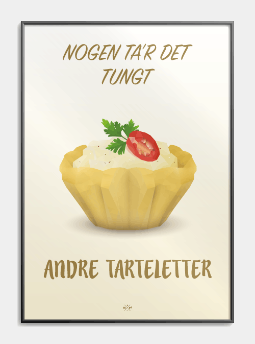 Nogen tager det hårdt plakat, M (50x70, B2)