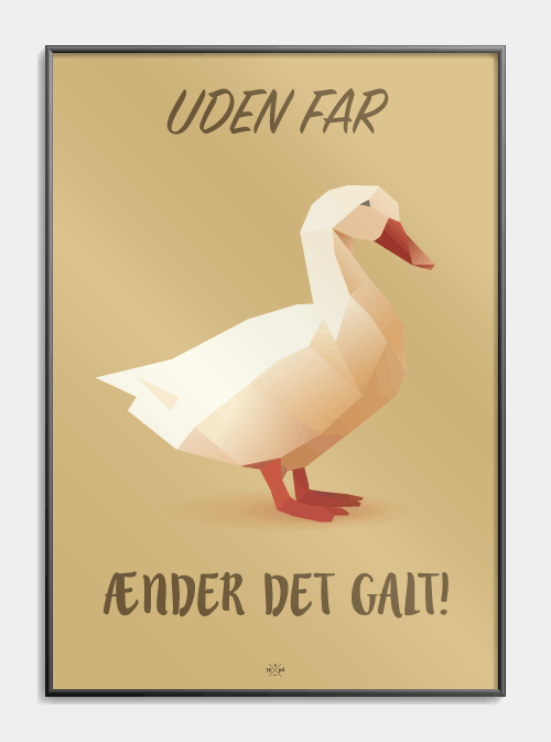 Uden far plakat, S (29,7x42, A3)