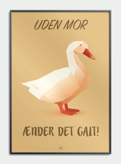 Uden mor plakat, S (29,7x42, A3)