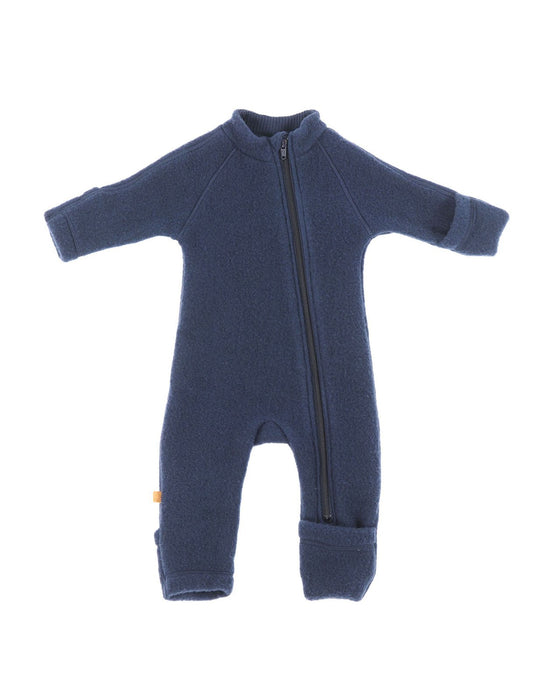 Uld babydragt, str. 56-62 - Navy