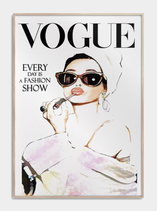 Vogue cover No2 Plakat, S (29,7x42, A3)